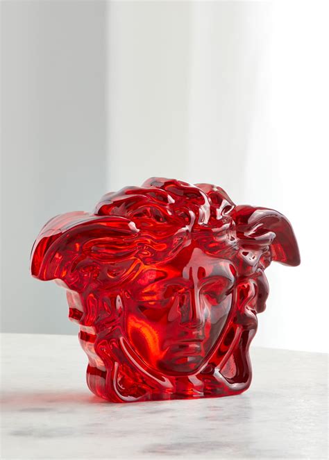 Versace Red Medusa Paperweight 